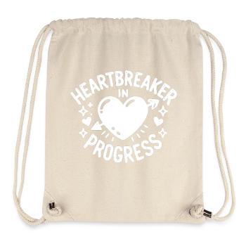 Heartbreaker in Progress - Stanley/Stella Recycled Gym Bag - natural - Front