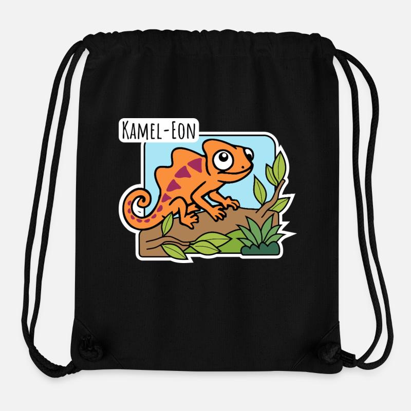 Ist ein Kamel-Eon ein Kamel oder ein Chameleon? - Stanley/Stella recycelter Gym Bag - Schwarz