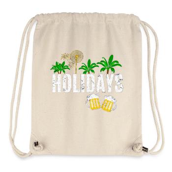 Vacation - Stanley/Stella Recycled Gym Bag - natural - Front