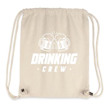 Boire de la bière Crew - Sac à cordon recyclé Stanley/Stella - blanc naturel - Devant