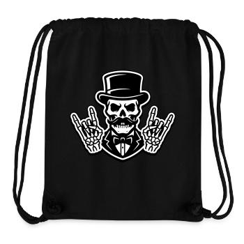 Bräutigam Party Skelett - Stanley/Stella recycelter Gym Bag - Schwarz - Vorne