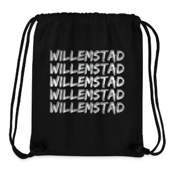 Geschenk für Willemstad - Stanley/Stella recycelter Gym Bag - Schwarz - Vorne