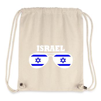 Israel - Sac à cordon recyclé Stanley/Stella - blanc naturel - Devant