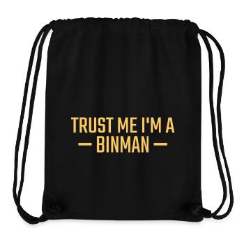 Binman Trust me - Stanley/Stella Recycled Gym Bag - black - Front