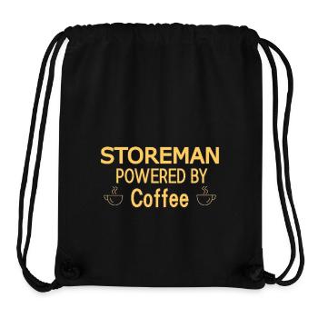 Storeman Powered By Coffee - Stanley/Stella Recycled Gym Bag - black - Front