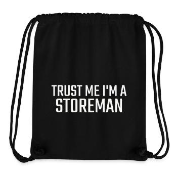 Storeman Trust Me - Stanley/Stella Recycled Gym Bag - black - Front
