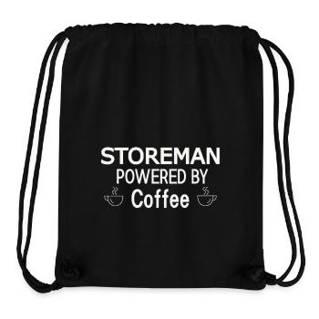 Storeman Powered By Coffee - Stanley/Stella Recycled Gym Bag - black - Front