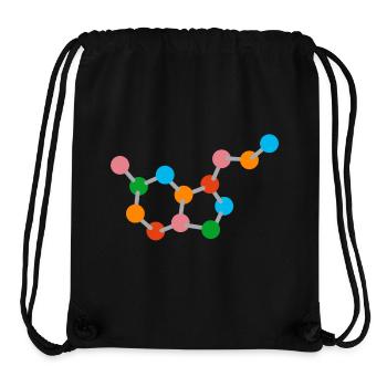 Molekül - Stanley/Stella recycelter Gym Bag - Schwarz - Vorne