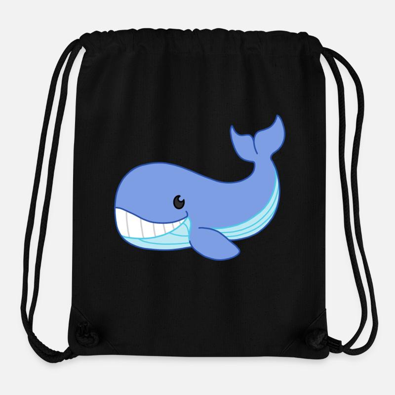 Baby whale - Stanley/Stella Recycled Gym Bag - black