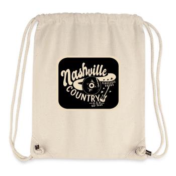 Nashville Vacation Destination Icon - Stanley/Stella Recycled Gym Bag - natural - Front