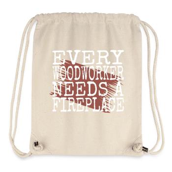 cabinetmaker john carpenter tshirts - Stanley/Stella recycelter Gym Bag - Naturweiß - Vorne