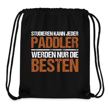 Anyone can study - Paddler Edition - Stanley/Stella Recycled Gym Bag - black - Front