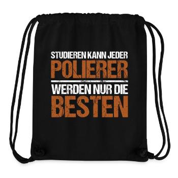 Studieren kann jeder - Polierer Edition - Stanley/Stella recycelter Gym Bag - Schwarz - Vorne