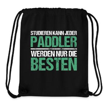 Anyone can study - Paddler Edition - Stanley/Stella Recycled Gym Bag - black - Front