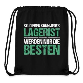 Anyone can study - Lagerist Edition - Stanley/Stella Recycled Gym Bag - black - Front