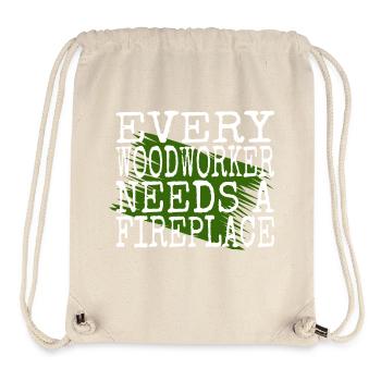 arborists love hobbyists john carpenter jokes - Stanley/Stella recycelter Gym Bag - Naturweiß - Vorne
