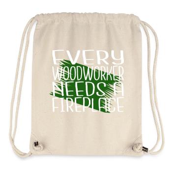 Gift Idea Apprentice Forester Felling Humor - Stanley/Stella Recycled Gym Bag - natural - Front