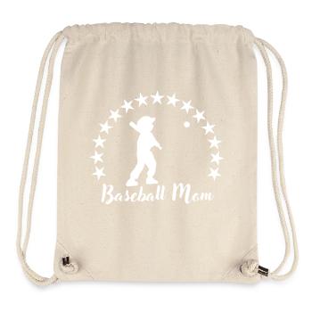 Baseball Mom - Stanley/Stella Recycled Gym Bag - natural - Front