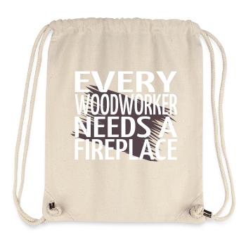 birthday present jackhammer - Stanley/Stella recycelter Gym Bag - Naturweiß - Vorne