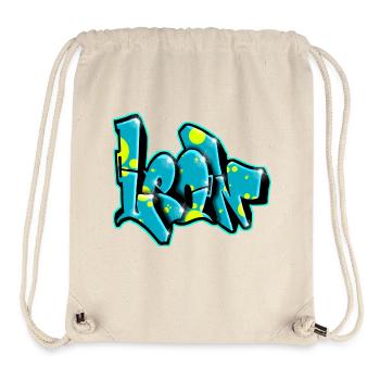 LEON GRAFFITI NAME print - Stanley/Stella Recycled Gym Bag - natural - Front