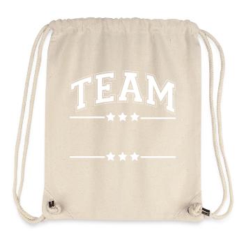 Team - your name - customizable - Stanley/Stella Recycled Gym Bag - natural - Front
