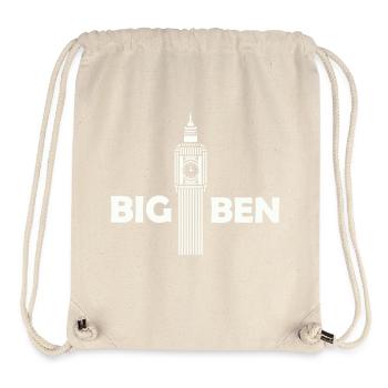 big ben - Stanley/Stella recycelter Gym Bag - Naturweiß - Vorne