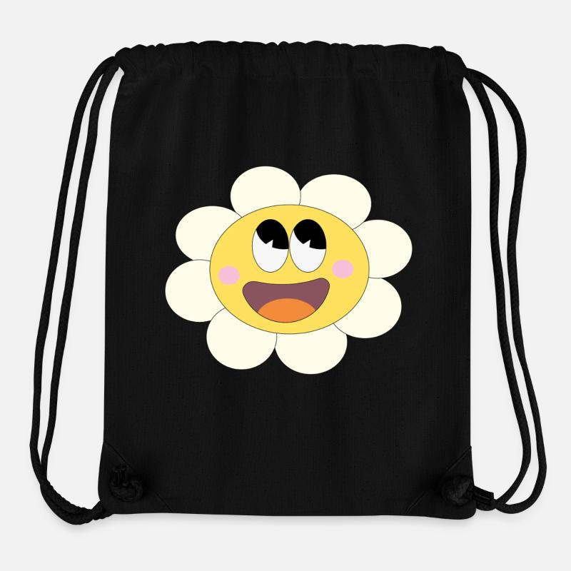 Hübsches Blümchen! - Stanley/Stella recycelter Gym Bag - Schwarz