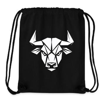 Bulle böser Blick Polygon - Stanley/Stella recycelter Gym Bag - Schwarz - Vorne