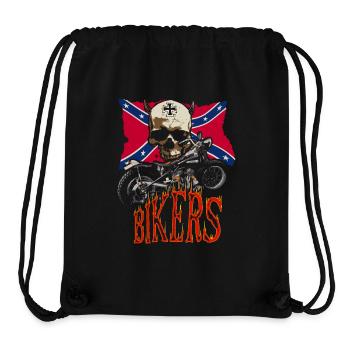 Biker's Symbols - Sac à cordon recyclé Stanley/Stella - noir - Devant