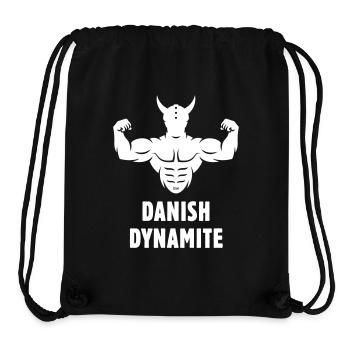 Danish Dynamite (Dänemark / Wikinger) - Stanley/Stella recycelter Gym Bag - Schwarz - Vorne