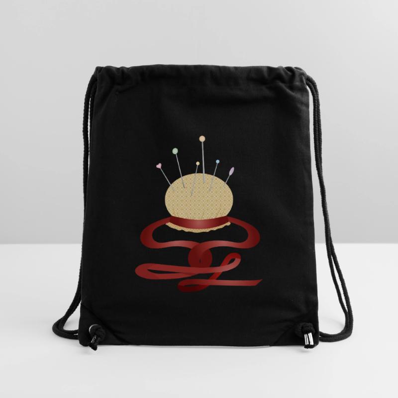 coussin d’épingle nostalgique avec épingles Sac à cordon recyclé Stanley/Stella