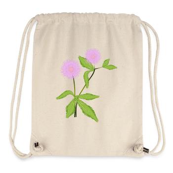 Mimosa plant with its sensitive leaves - Stanley/Stella Recycled Gym Bag - natural - Front