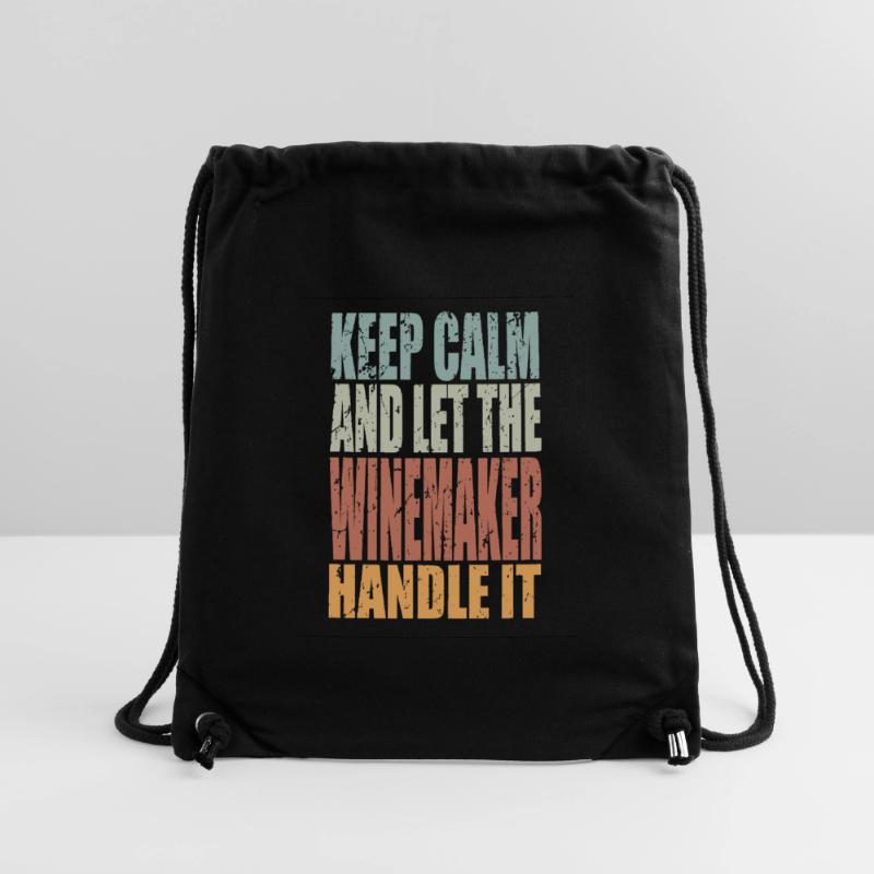 Keep Calm Winzer Spruch Winzer Geschenk Stanley/Stella recycelter Gym Bag
