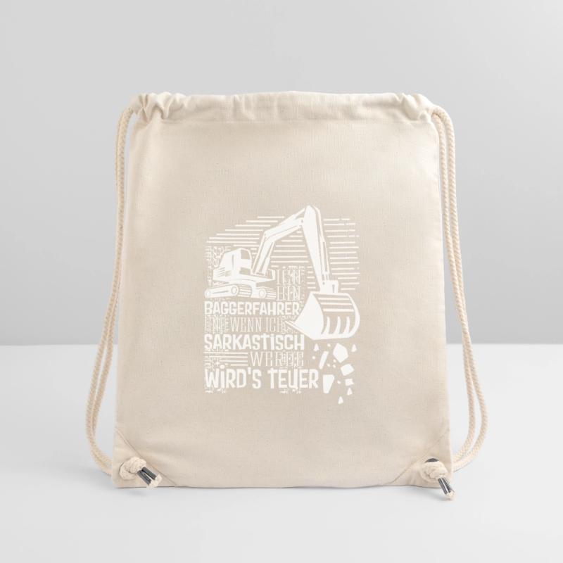 Baggerführer Sarkastisch werden Bagger Stanley/Stella recycelter Gym Bag