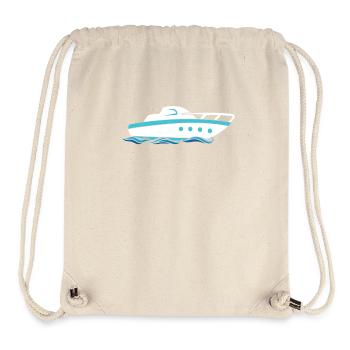 Motor boat design for motor boaters - Stanley/Stella Recycled Gym Bag - natural - Front