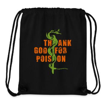 Äskulap Schlange Arzt Medizin Gesundheit used look - Stanley/Stella recycelter Gym Bag - Schwarz - Vorne