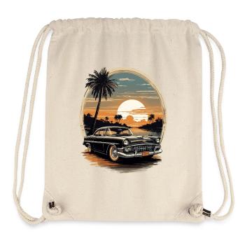 Classic Cars 1950 - Stanley/Stella recycelter Gym Bag - Naturweiß - Vorne
