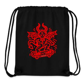 Devil Red - Stanley/Stella Recycled Gym Bag - black - Front