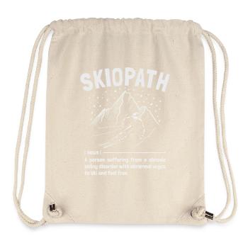 Skiopath Apres-Ski Funny Skiing Definition Skier - Stanley/Stella Recycled Gym Bag - natural - Front