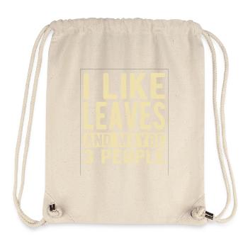 Laisse dire - Sac à cordon recyclé Stanley/Stella - blanc naturel - Devant
