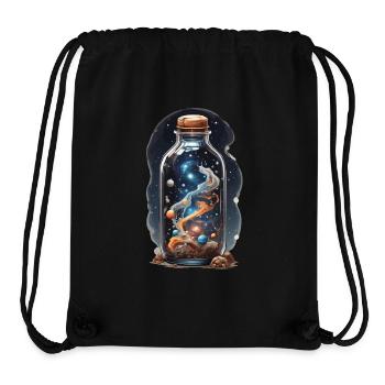 Outer Space en bouteille Boho Style Bohème Streetwear - Sac à cordon recyclé Stanley/Stella - noir - Devant