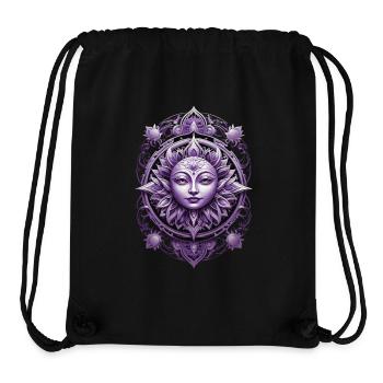 Mandala Design Aesthetic Pattern Spiritual - Stanley/Stella Recycled Gym Bag - black - Front