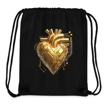 cyberheart - Stanley/Stella Recycled Gym Bag - black - Front