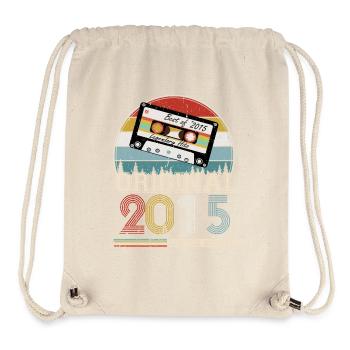 Jahrgang 2015 9 Jahre altes Geburtstagsgeschenk - Stanley/Stella recycelter Gym Bag - Naturweiß - Vorne