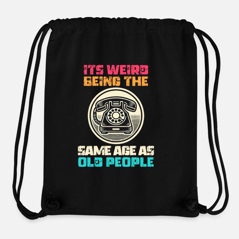 Vintage | Classic | Classic | Old - Stanley/Stella Recycled Gym Bag - black