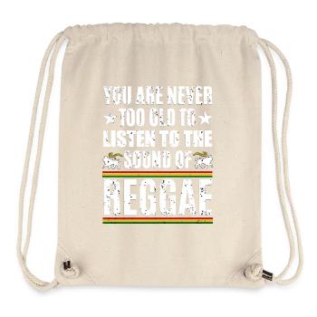 Jamais trop vieux pour le reggae - Sac à cordon recyclé Stanley/Stella - blanc naturel - Devant