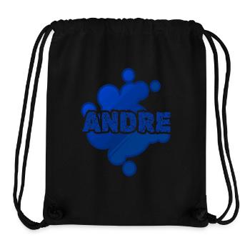 Andre - Sac à cordon recyclé Stanley/Stella - noir - Devant