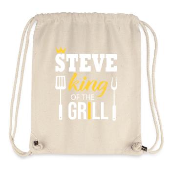 Steve, der König des Grills - Stanley/Stella recycelter Gym Bag - Naturweiß - Vorne