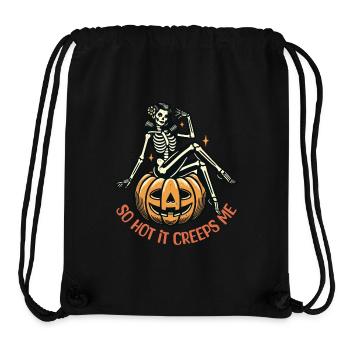 tellement chaud que ça me fait peur Lustiger Halloween Spruch - Sac à cordon recyclé Stanley/Stella - noir - Devant