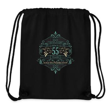 Legende seit 55 Jahren perfektioniert - Stanley/Stella recycelter Gym Bag - Schwarz - Vorne